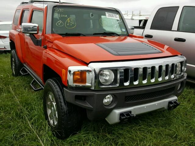 5GTEN13L198142187 - 2009 HUMMER H3 RED photo 1