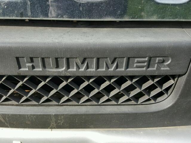 5GTEN13L198142187 - 2009 HUMMER H3 RED photo 9