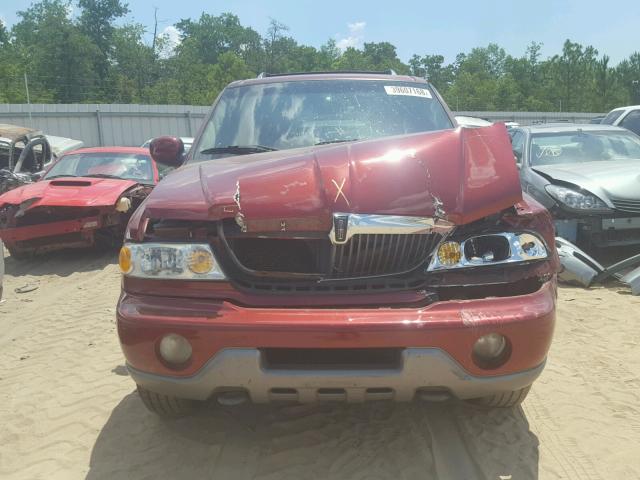 5LMFU28R61LJ07849 - 2001 LINCOLN NAVIGATOR BURGUNDY photo 9