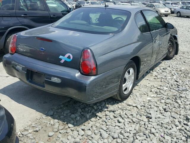 2G1WW12E259210452 - 2005 CHEVROLET MONTE CARL 灰色 照片 4
