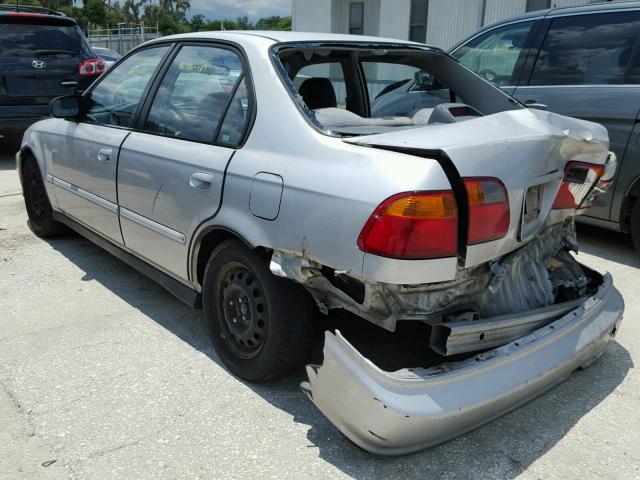 2HGEJ6618XH521772 - 1999 HONDA CIVIC BASE SILVER photo 3