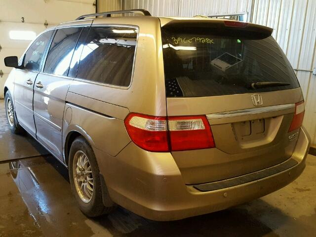 5FNRL388X5B075758 - 2005 HONDA ODYSSEY TO GOLD photo 3