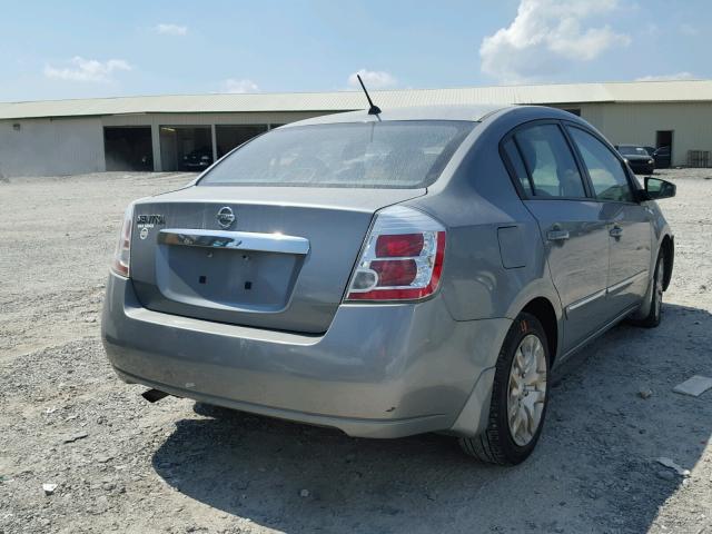 3N1AB6AP3AL666547 - 2010 NISSAN SENTRA 2.0 GRAY photo 4