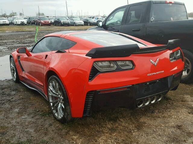 1G1YU2D63G5607646 - 2016 CHEVROLET CORVETTE RED photo 3