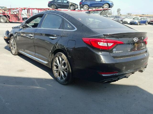 5NPE34AB0GH385495 - 2016 HYUNDAI SONATA SPO BLACK photo 3