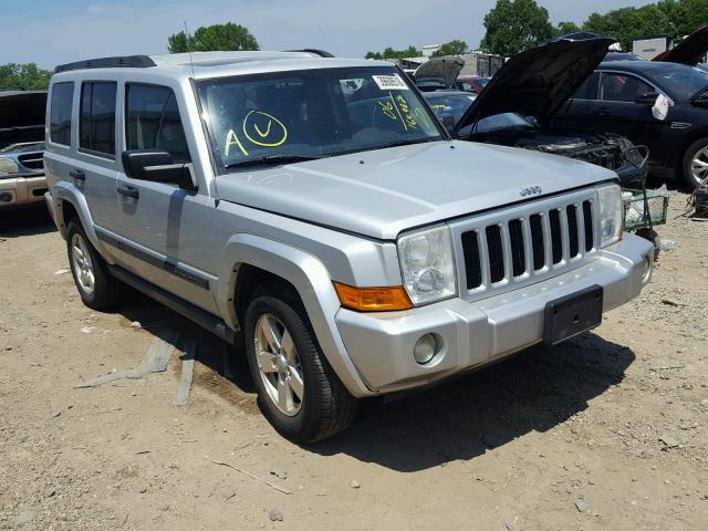1J8HG48N36C232307 - 2006 JEEP COMMANDER SILVER photo 1
