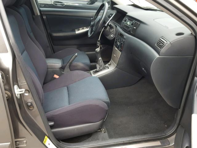 2T1BY30EX6C550304 - 2006 TOYOTA COROLLA XR 灰色 照片 5