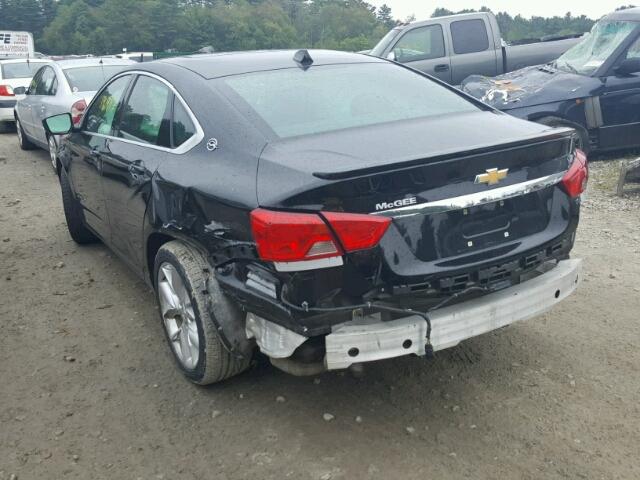 2G1125S37E9276409 - 2014 CHEVROLET IMPALA LT BLACK photo 3