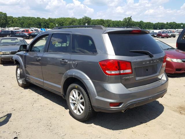 3C4PDCBG8DT568018 - 2013 DODGE JOURNEY SX GRAY photo 3