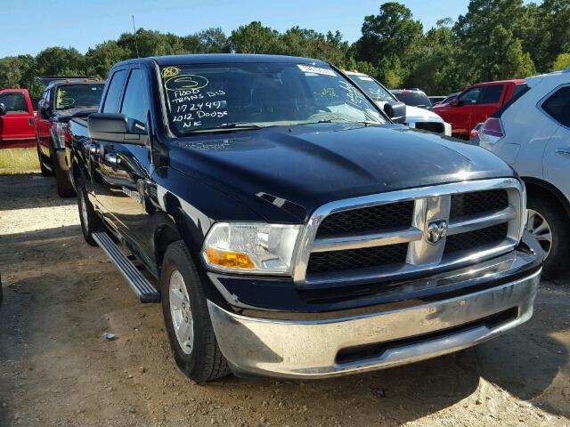 1C6RD6GP8CS278890 - 2012 DODGE RAM 1500 BLACK photo 1