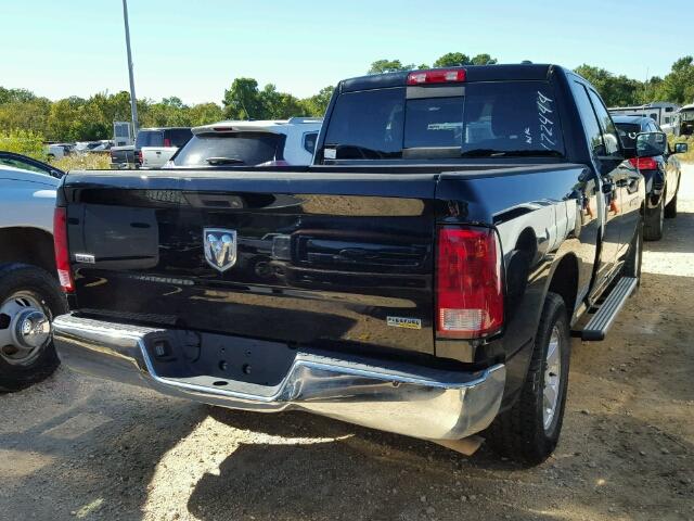 1C6RD6GP8CS278890 - 2012 DODGE RAM 1500 BLACK photo 4