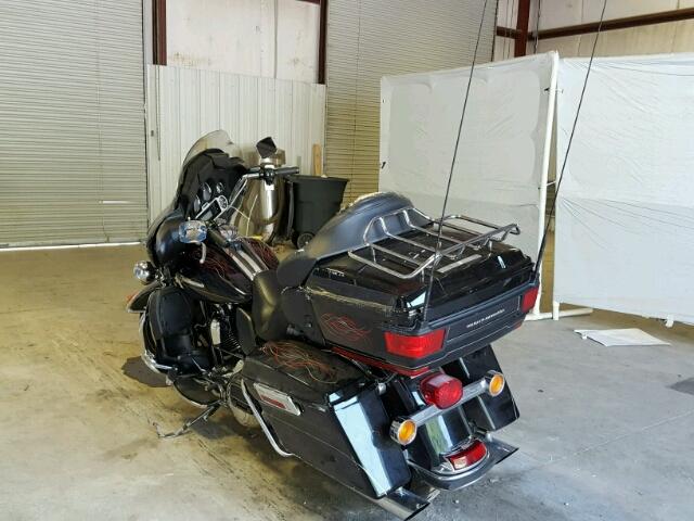 1HD1KEM16CB600639 - 2012 HARLEY-DAVIDSON FLHTK ELEC 黑色 照片 3