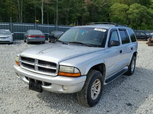 1B4HS48NX2F197180 - 2002 DODGE DURANGO SL GRAY photo 2