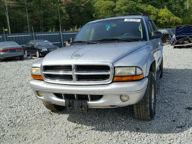 1B4HS48NX2F197180 - 2002 DODGE DURANGO SL GRAY photo 9