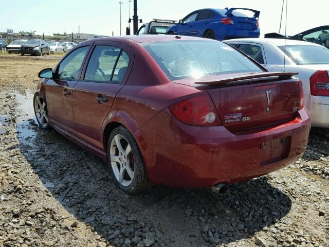 1G2AN55B277112172 - 2007 PONTIAC G5 GT RED photo 3