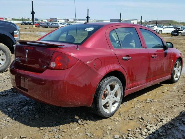 1G2AN55B277112172 - 2007 PONTIAC G5 GT RED photo 4