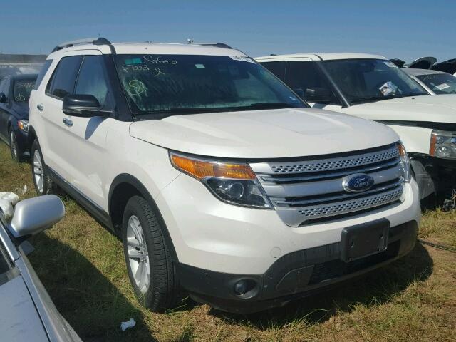 1FM5K7D81DGA37480 - 2013 FORD EXPLORER X WHITE photo 1