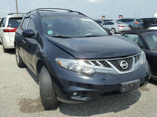 JN8AZ1MU3DW209477 - 2013 NISSAN MURANO S BLACK photo 1