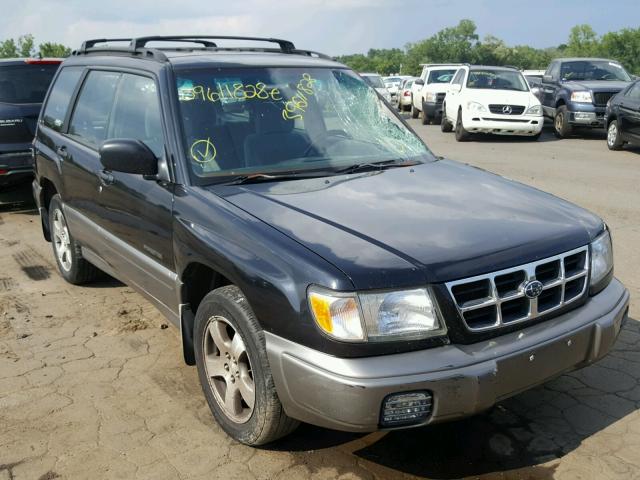 JF1SF6559YH710225 - 2000 SUBARU FORESTER S შავი ფოტო 1