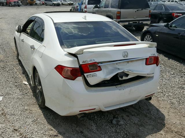 JH4CU2F84CC011109 - 2012 ACURA TSX SE WHITE photo 3