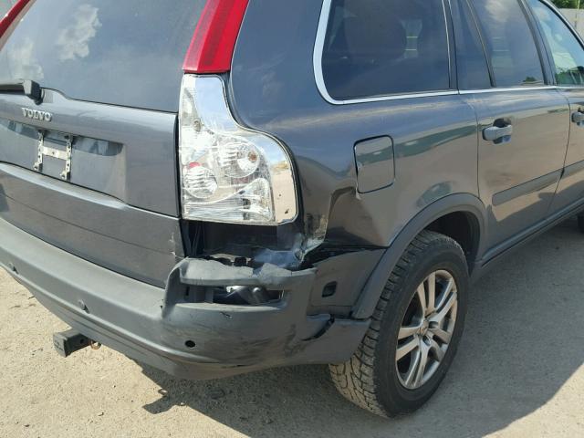 YV4CY592961259092 - 2006 VOLVO XC90 GRAY photo 9