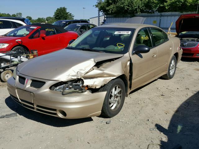 1G2NF52E94M644285 - 2004 PONTIAC GRAND AM S Qızıl foto 2