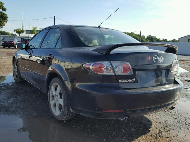 1YVHP80C865M15130 - 2006 MAZDA 6 I BLACK photo 3