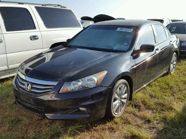 1HGCP3F8XBA019614 - 2011 HONDA ACCORD EXL BLACK photo 2