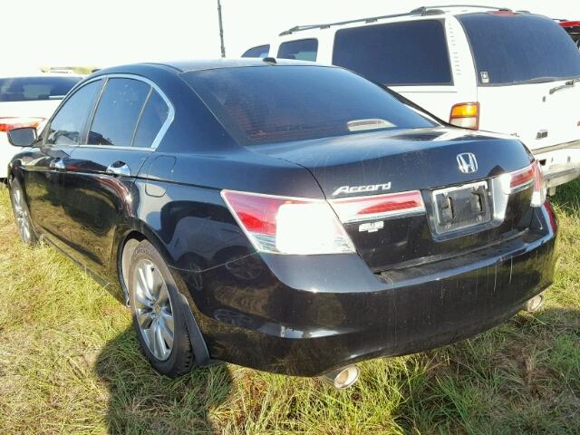 1HGCP3F8XBA019614 - 2011 HONDA ACCORD EXL BLACK photo 3