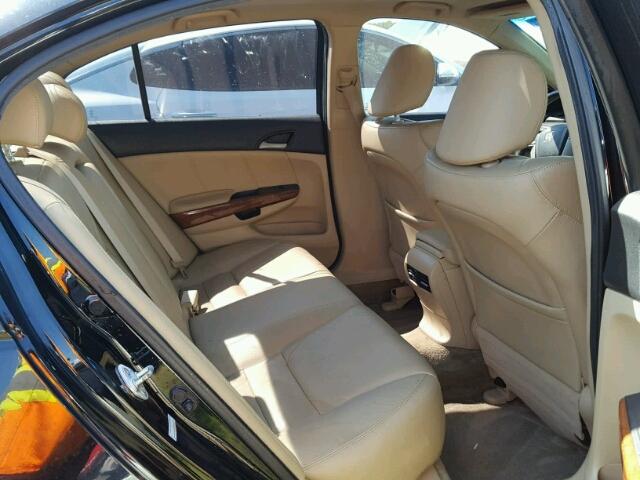 1HGCP3F8XBA019614 - 2011 HONDA ACCORD EXL BLACK photo 6