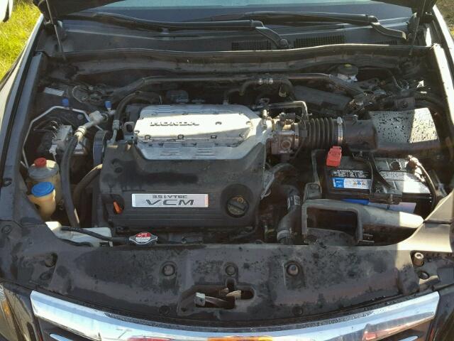 1HGCP3F8XBA019614 - 2011 HONDA ACCORD EXL BLACK photo 7