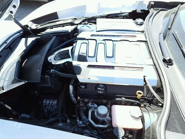 1G1YB2D72G5115561 - 2016 CHEVROLET CORVETTE WHITE photo 7