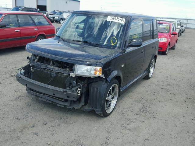 JTLKT324664090259 - 2006 TOYOTA SCION XB შავი ფოტო 2