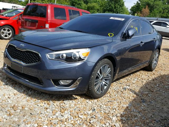 KNALN4D74F5185496 - 2015 KIA CADENZA PR BLUE photo 2