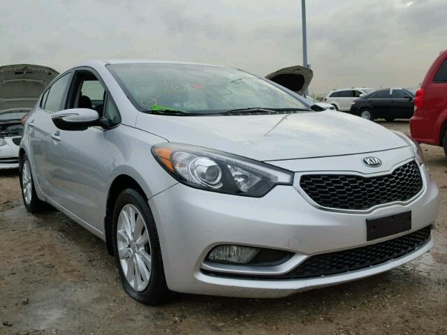 KNAFX4A85F5272991 - 2015 KIA FORTE SILVER photo 1