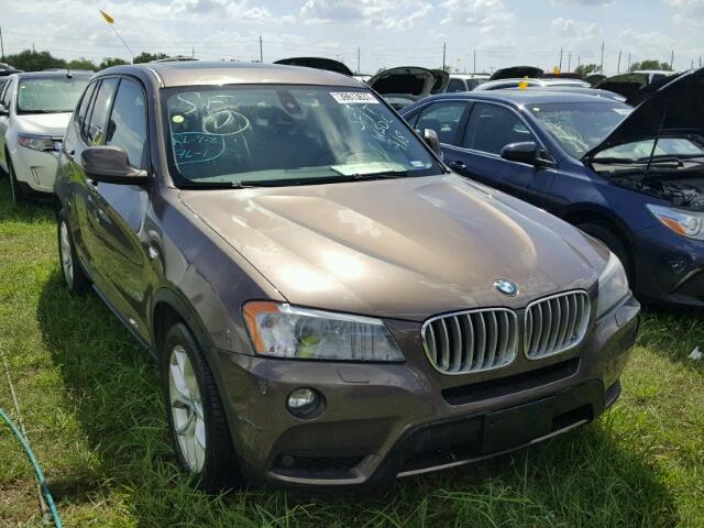 5UXWX7C55BL731710 - 2011 BMW X3 XDRIVE3 BROWN photo 1