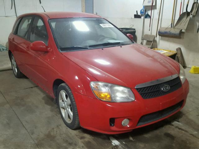 KNAFE161675003139 - 2007 KIA SPECTRA5 S RED photo 1