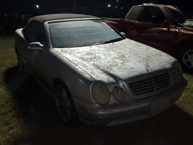 WDBLK70G42T109736 - 2002 MERCEDES-BENZ CLK 430 SILVER photo 1