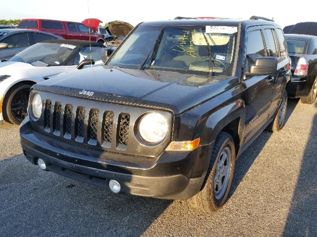 1C4NJPBA6DD264632 - 2013 JEEP PATRIOT SP BLACK photo 2