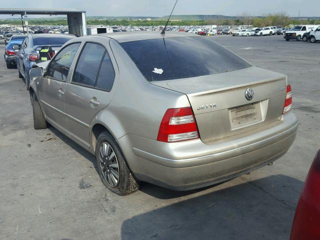 3VWRR69M44M143121 - 2004 VOLKSWAGEN JETTA GL T TAN photo 3