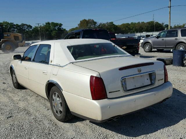 1G6KD54Y63U209429 - 2003 CADILLAC DEVILLE WHITE photo 3