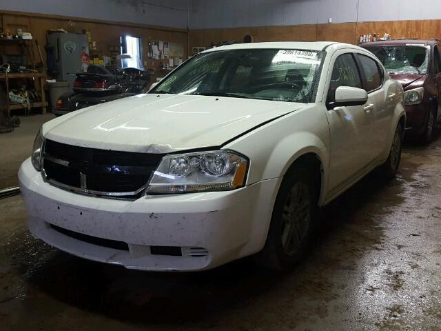 1B3CC1FBXAN233232 - 2010 DODGE AVENGER EX WHITE photo 2