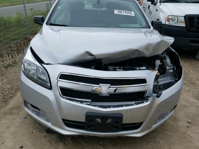 1G11B5SAXDF356131 - 2013 CHEVROLET MALIBU LS SILVER photo 7