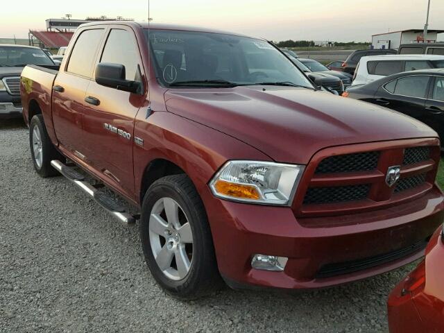 1C6RD6KT9CS169763 - 2012 DODGE RAM 1500 S RED photo 1