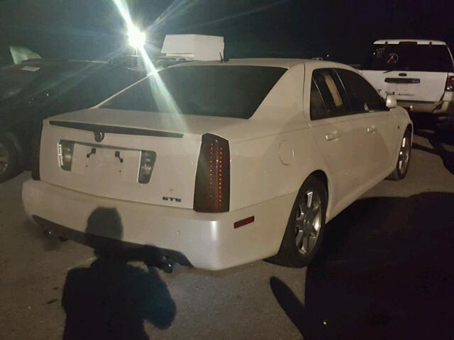 1G6DW677350180610 - 2005 CADILLAC STS WHITE photo 4