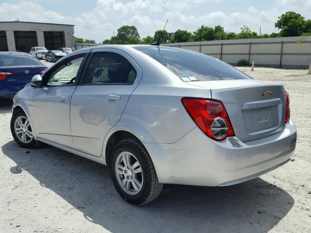 1G1JA5SH4C4230664 - 2012 CHEVROLET SONIC LS 银色 照片 3