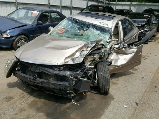 KMHFC46F26A128629 - 2006 HYUNDAI AZERA SE GOLD photo 2