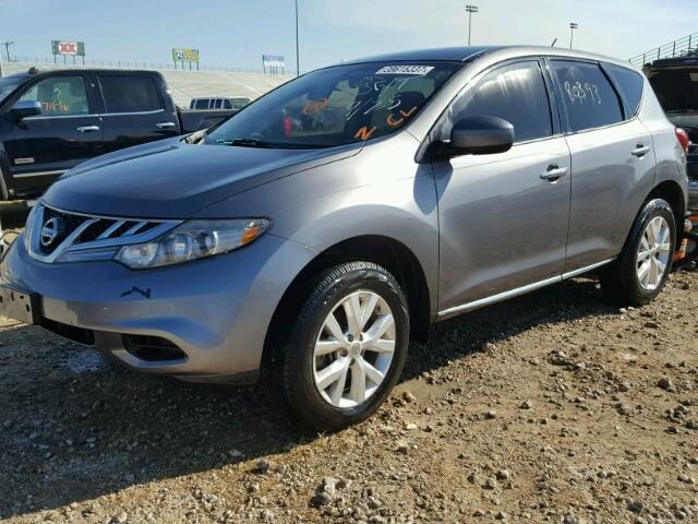 JN8AZ1MU9DW208897 - 2013 NISSAN MURANO GRAY photo 2