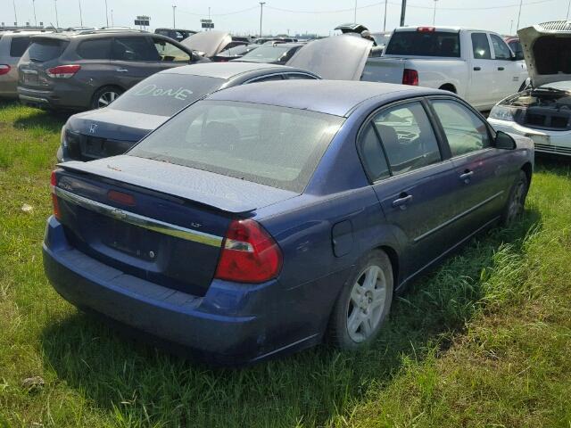 1G1ZT51F86F148300 - 2006 CHEVROLET MALIBU LT BLUE photo 4