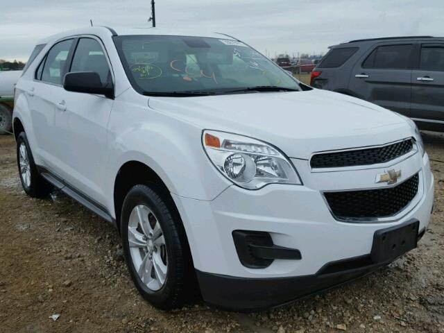 2GNALAEK9F6243390 - 2015 CHEVROLET EQUINOX WHITE photo 1